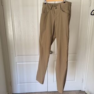 Men's Slim Fit Tan Pants